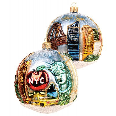 Christbaumschmuck New York Kugel