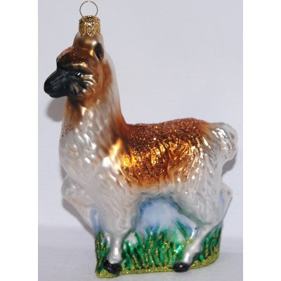 Weihnachtsschmuck Lama