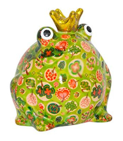 Pomme Pidou Spardose Frosch Herzen und Blumen