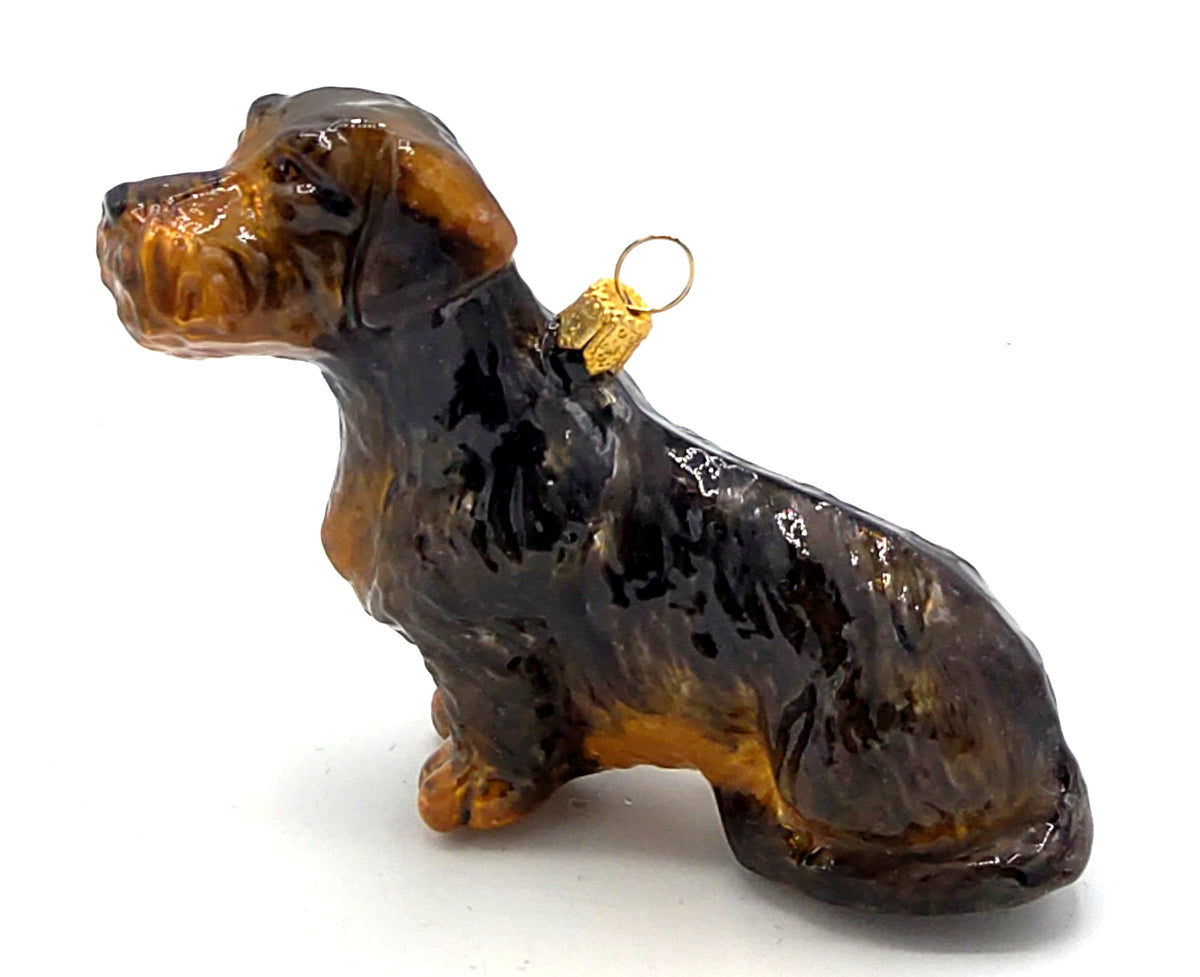 Christbaumschmuck Komozja Rauhaardackel