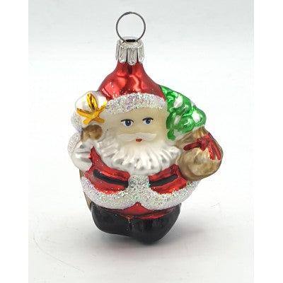 Christbaumschmuck Kleiner dicker Weihnachtsmann