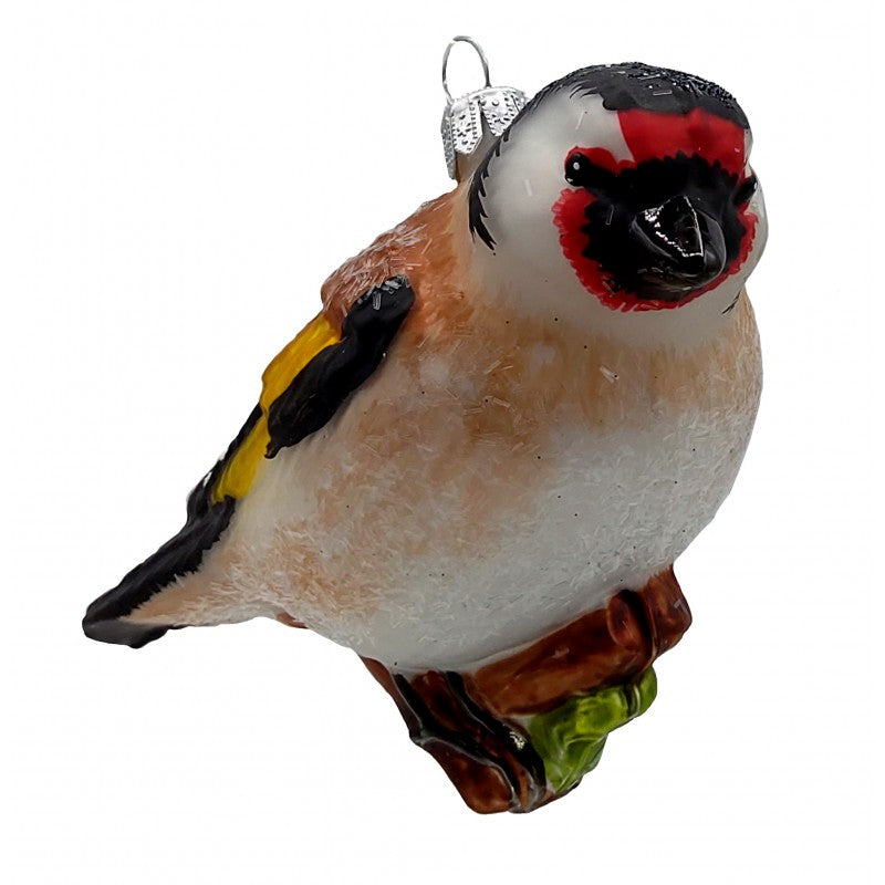 Weihnachtskugel Vogel Stieglitz