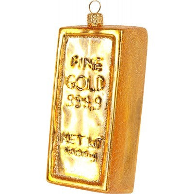Christbaumschmuck Goldbarren