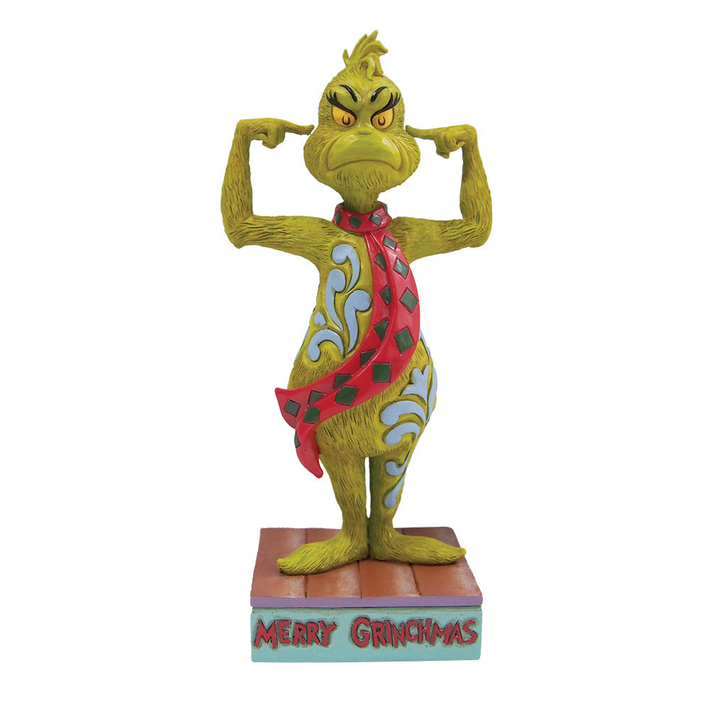 JimJim Shore The Grinch hält sich die Ohren zu Figur Shore The Grinch hält sich die Ohren zu Figur – Gartenschätze Online