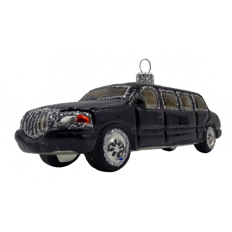 Christbaumschmuck schwarze Stretch Limousine