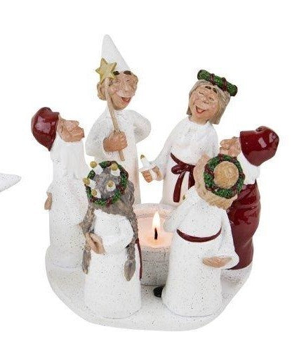 Harvesttime Teelichthalter Lucia & Santa
