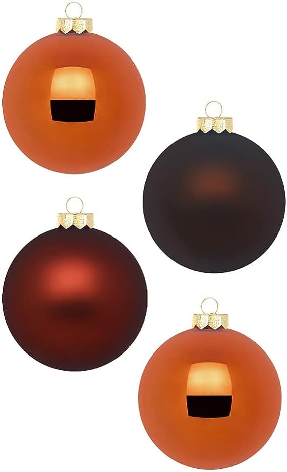 Weihnachtskugel Braun Mix 6 cm, 20 STK.