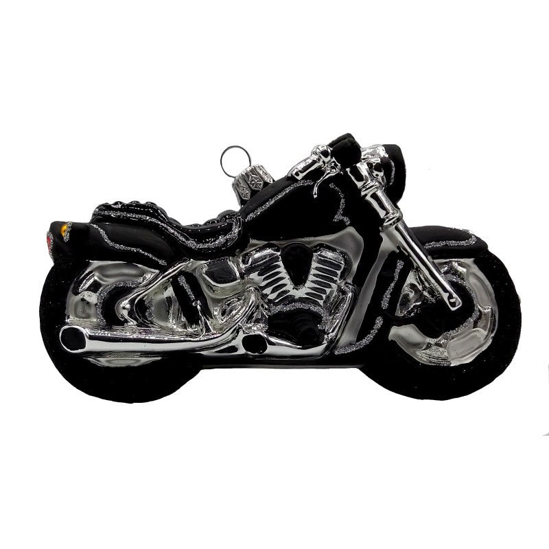 Christbaumschmuck Motorrad Schwarz