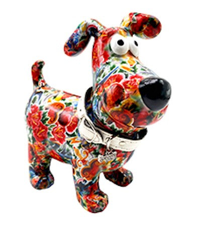 Pomme Pidou Spardose Hund Hugo Streetart F