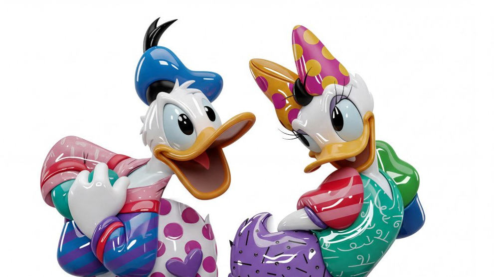 Romero Britto Disney Figuren