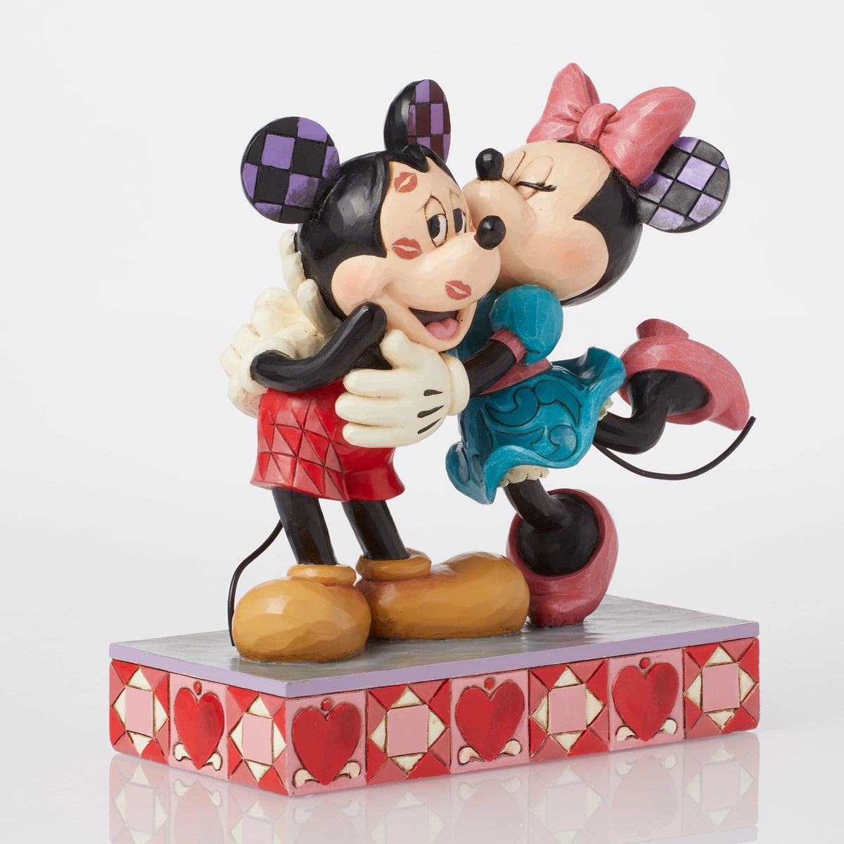 Romantische Disney Traditions Sammelfigur Alles Liebe mit Mickey und Minnie Mouse von Jim Shore.
