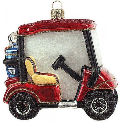 Christbaumschmuck Golfwagen