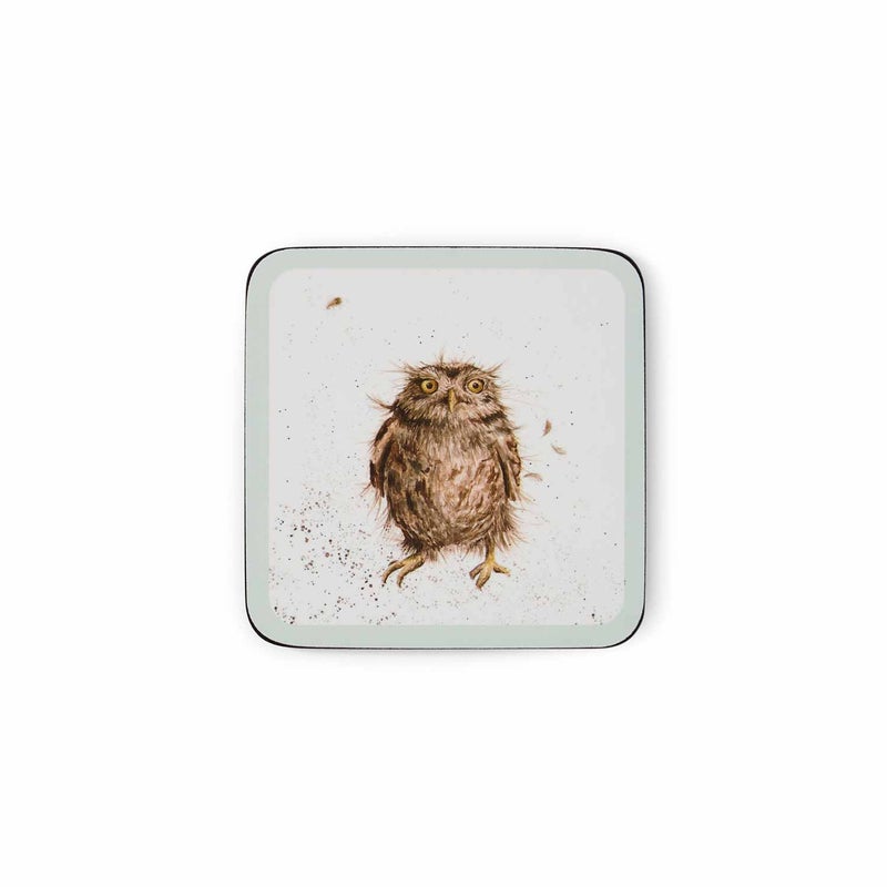 Wrendale Designs - 6 Untersetzer mit Tiermotiven- - 10,5 x 10,5 cm
