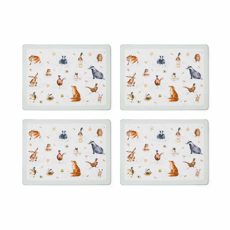 Wrendale Designs - 4 Tischsets - 40 x 30 cm