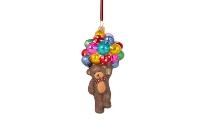 Christbaumschmuck - Huras Family - Bär mit Ballons