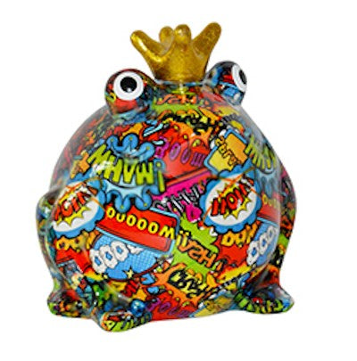 Pomme Pidou Spardose Frosch Freddy Grafitti E