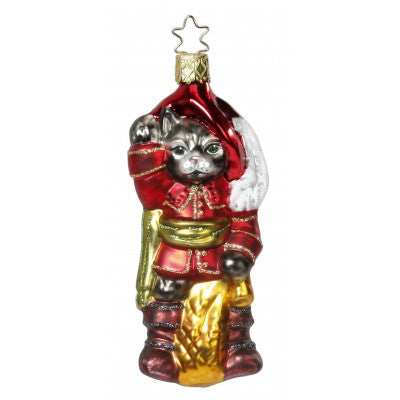 Inge Glas Christbaumschmuck gestiefelter Kater