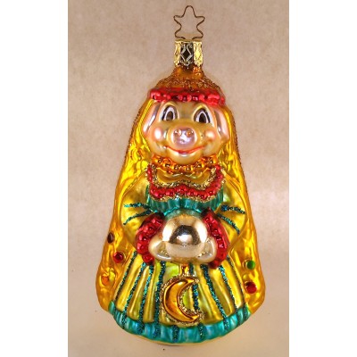 Inge Glas Christbaumschmuck Piggy die Wahrsagerin
