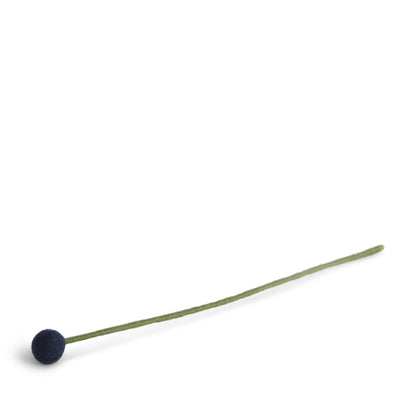 Gry &amp; Sif Filzblume 2 cm Blau