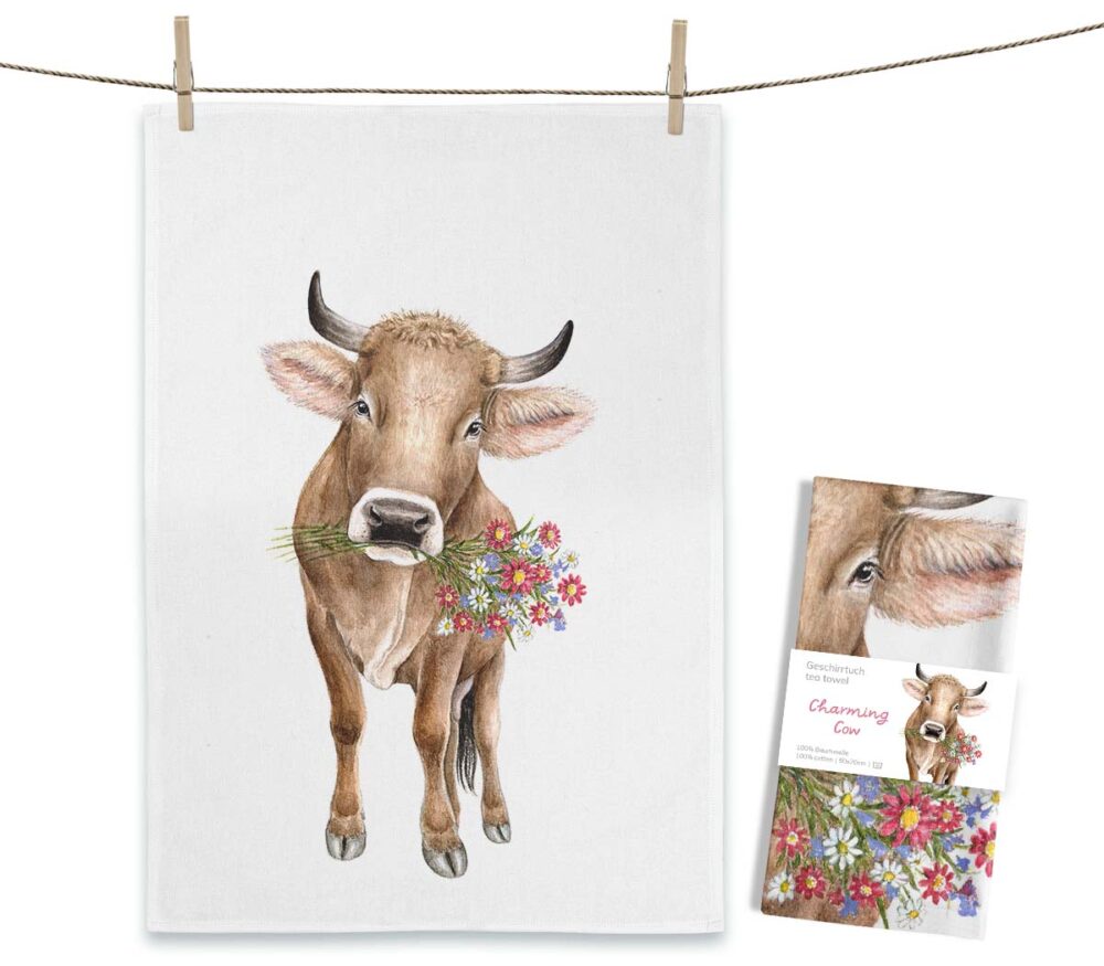 Große MALUU Kaffeetasse Cheeky Donkeys mit handgemaltem Esel-Motiv rundum