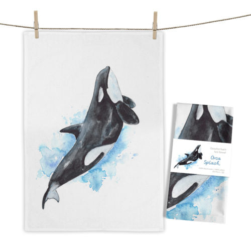 Geschirrtuch von Maluu Orca