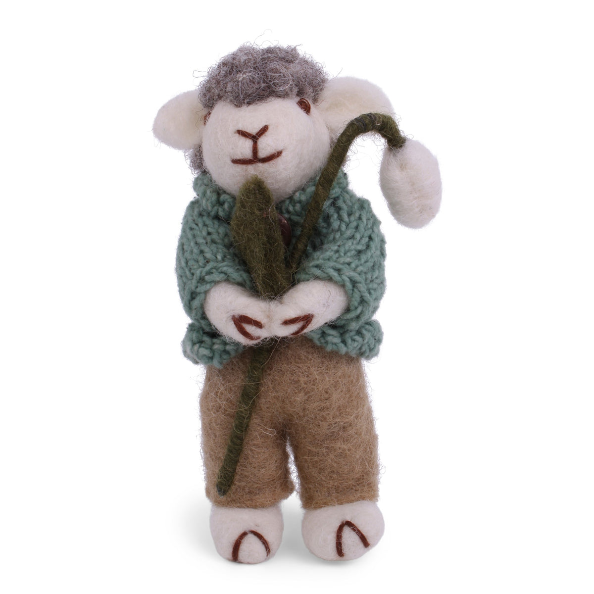 Gry &amp; Sif Schaf mit Schneeglöckchen 11 cm