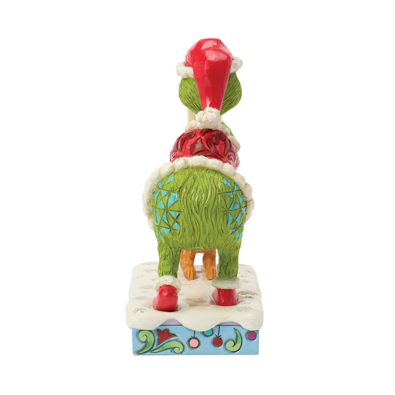 Jim Shore | Der Grinch | Grinch mit Max | Sammlerfigur | 6018955
