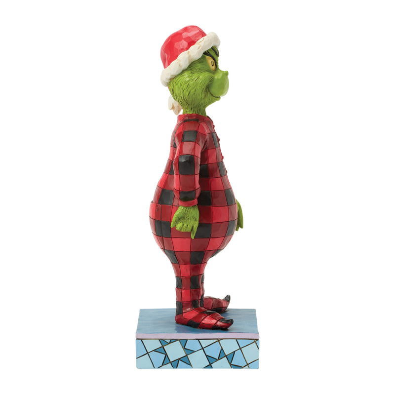 Jim Shore | Der Grinch | Im Pyjama | Sammlerfigur | 6018953