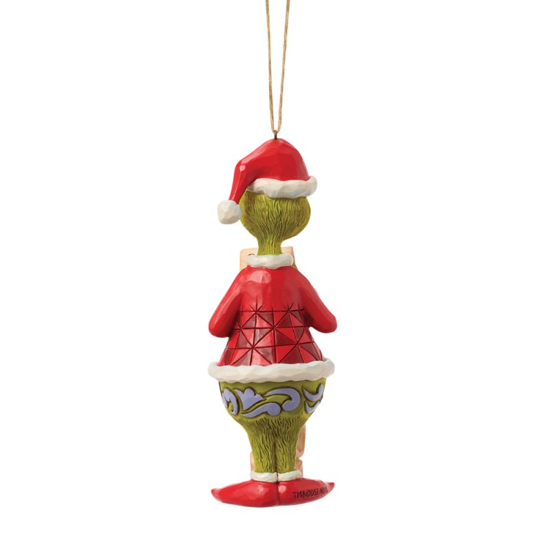 Jim Shore | Grinch mit Weihnachtsliste | Sammlerfigur | 6019146