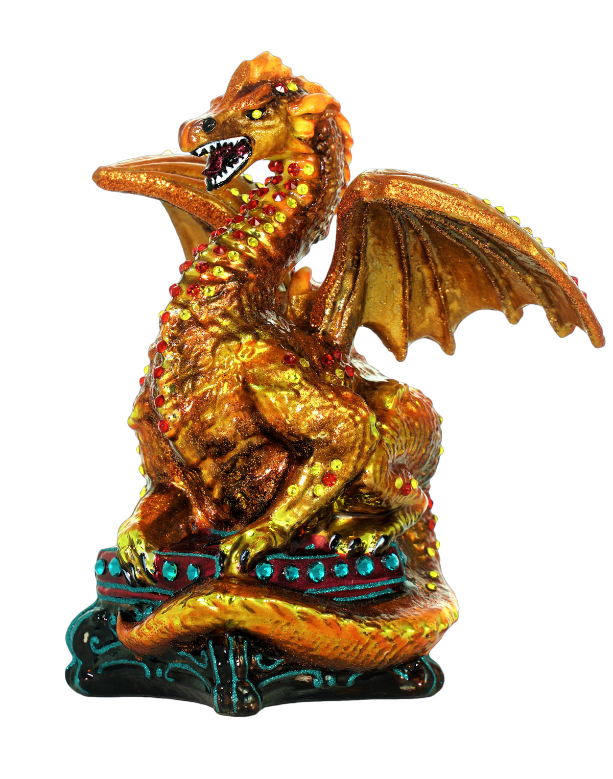 Christbaumschmuck Goldener Drache