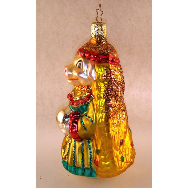 Inge Glas Christbaumschmuck Piggy die Wahrsagerin
