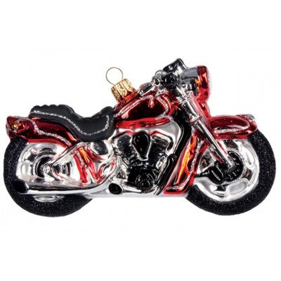 Christbaumschmuck Motorrad rot