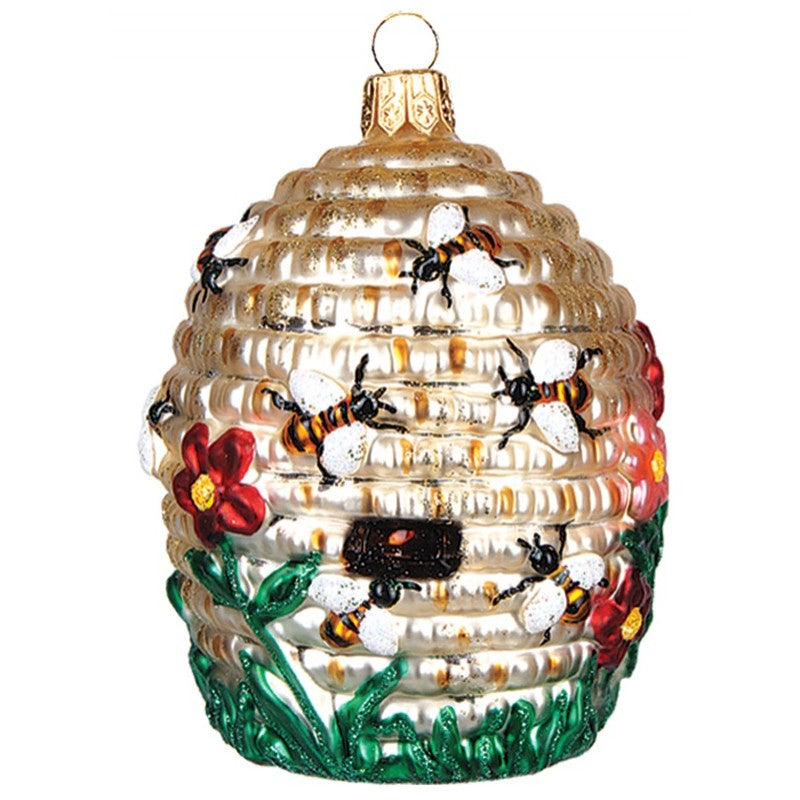 Weihnachtskugel Bienenkorb