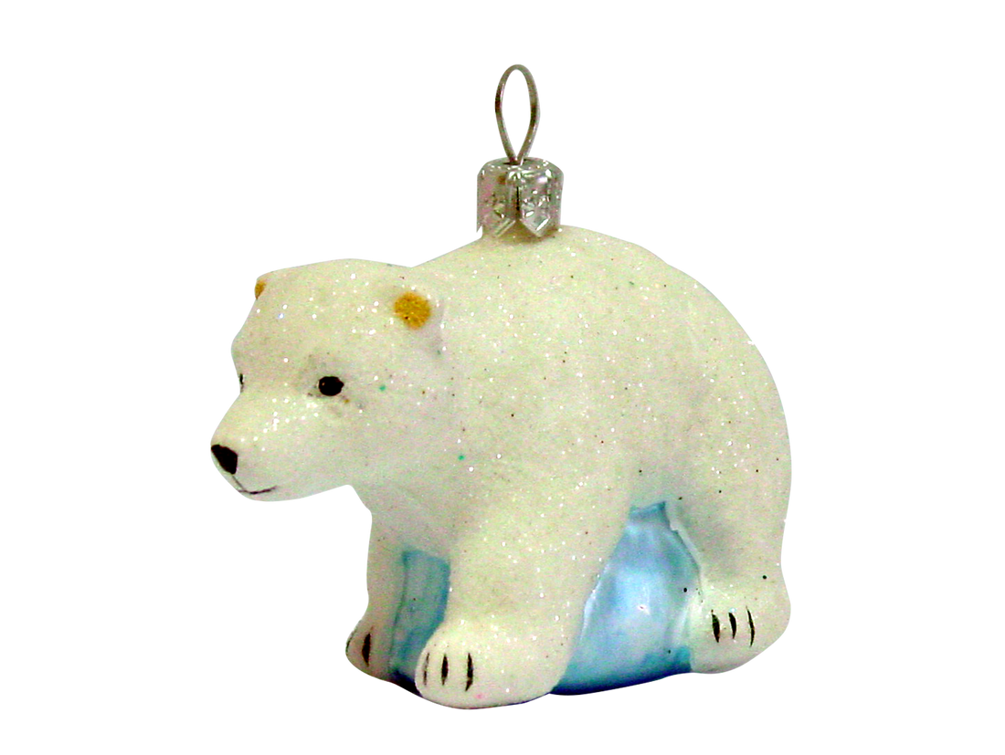 Christbaumschmuck - Hanco - Eisbärbaby - 5,3 cm