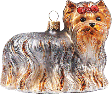 Christbaumschmuck Hund Yorkshire Terrier