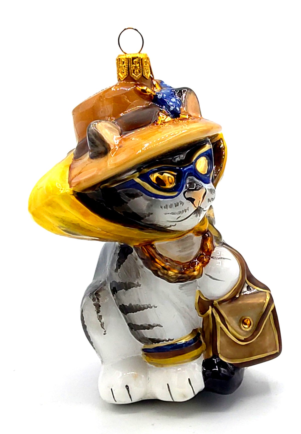 Christbaumschmuck Komozja Katze Feine Dame