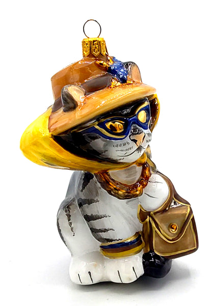 Christbaumschmuck Komozja Katze Feine Dame