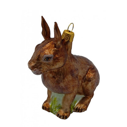 Weihnachtskugel Hase