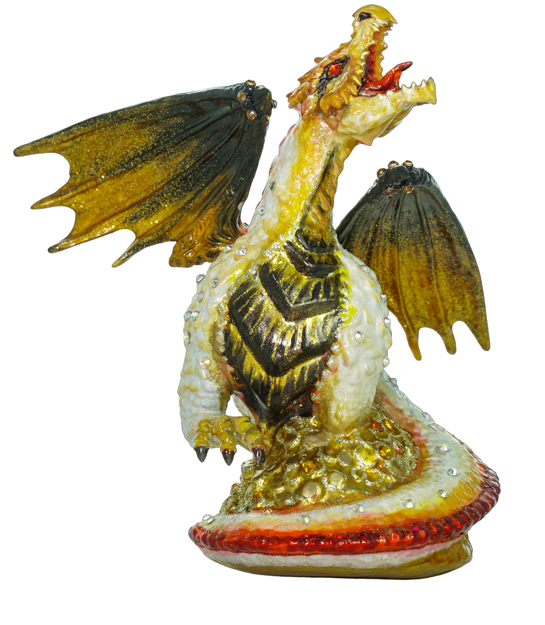 Christbaumschmuck Drache  Hüter des Schatzes