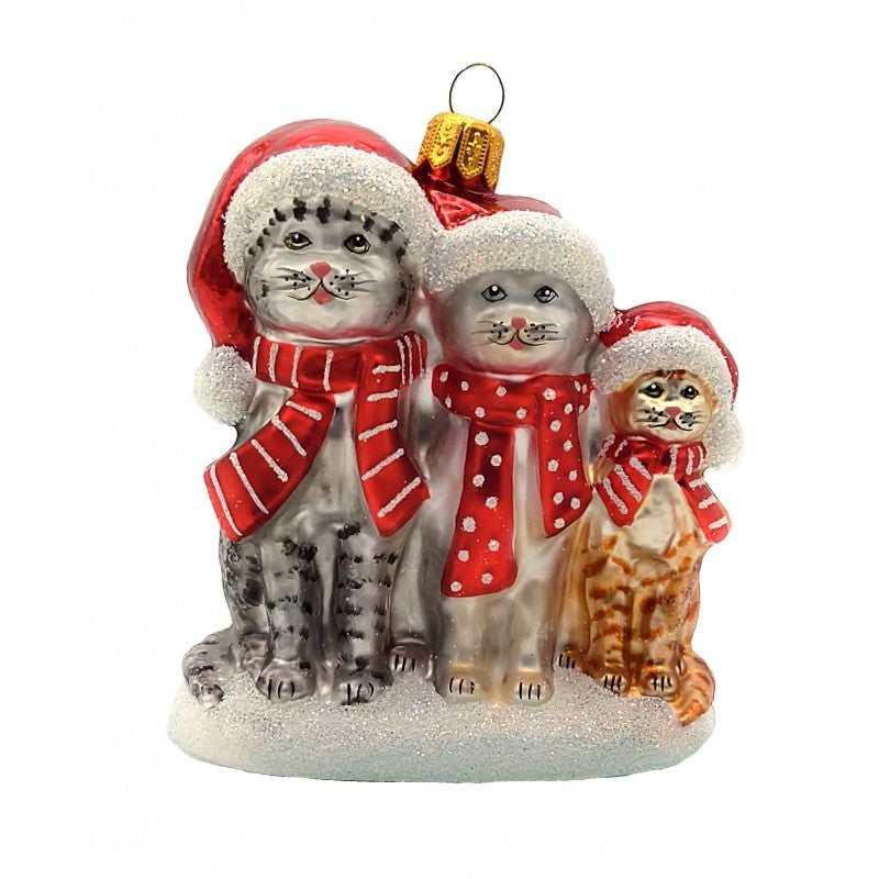 Christbaumschmuck Weihnachtskatzen