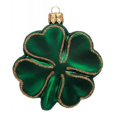 Christbaumschmuck Kleeblatt