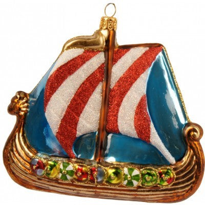 Christbaumschmuck Wikingerboot