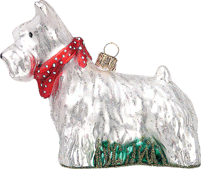 Weihnachtskugel Hund Scottish Terrier