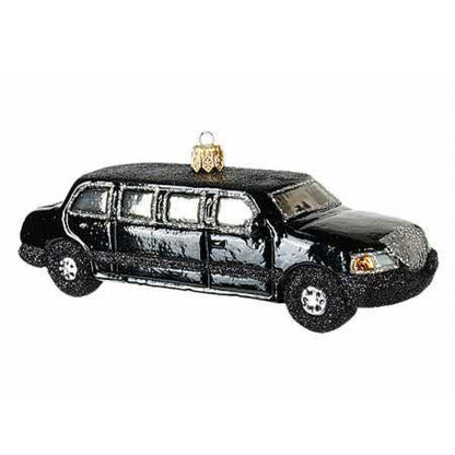 Christbaumschmuck schwarze Stretch Limousine