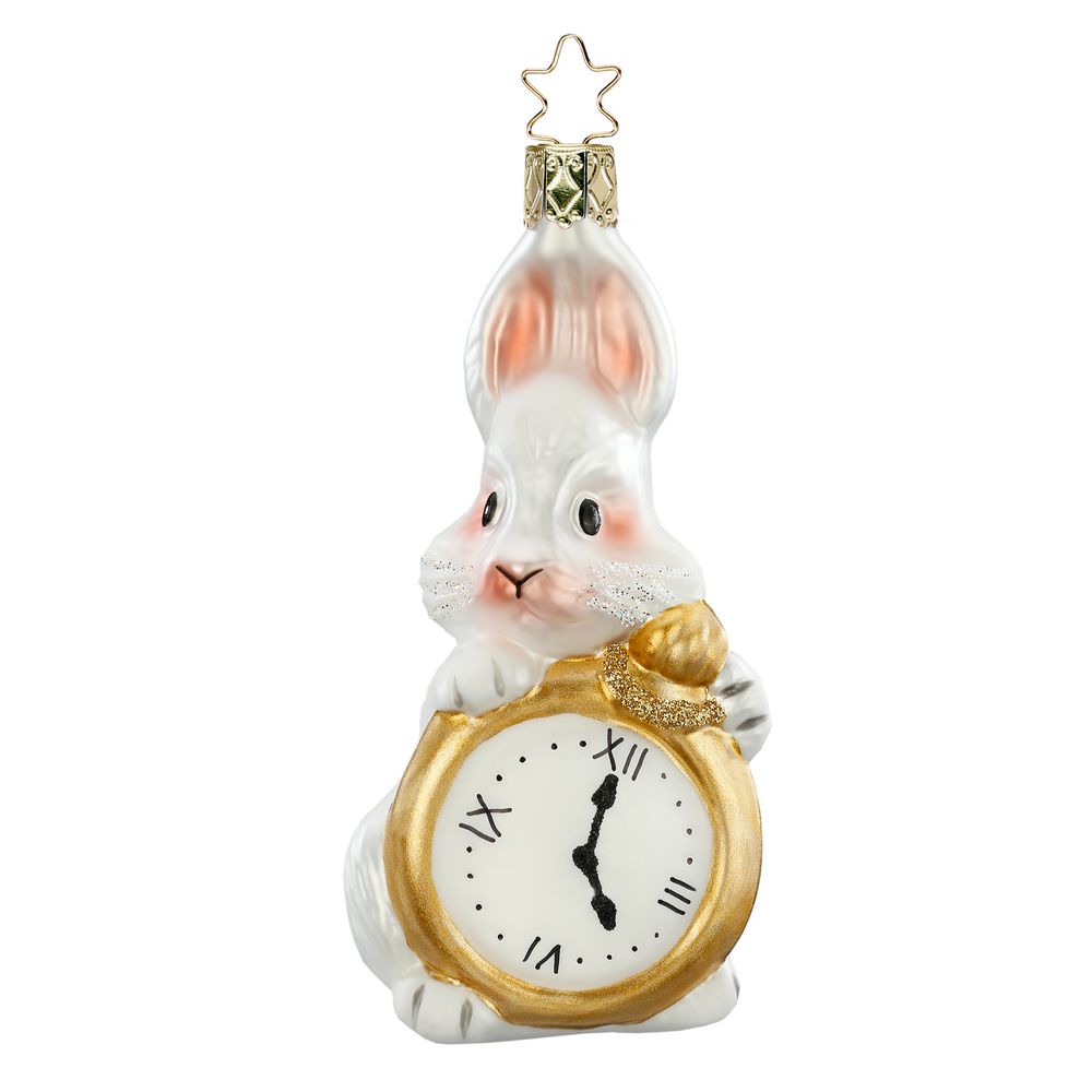 Inge Glas Christbaumschmuck Hase Zu spät!