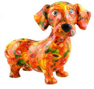 Pomme Pidou Spardose Dackel Dennis Orange