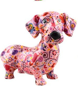 Pomme Pidou Spardose Dackel Dennis Pink