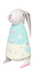 Osterhase Betty mit Schlappohren Blau mit Punkten S
