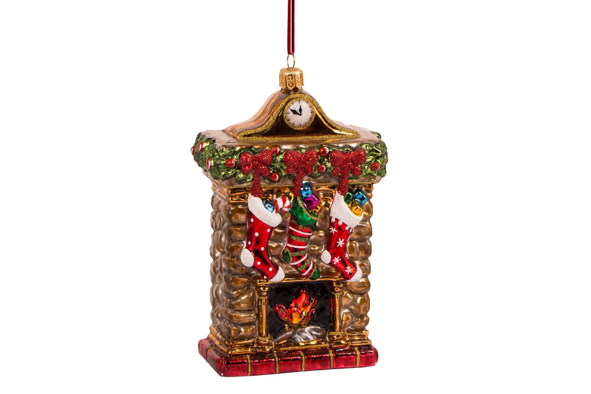 Christbaumschmuck Weihnachtskamin