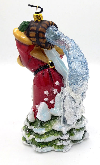 Christbaumschmuck Komozja  Weihnachtsmann mit Sternen